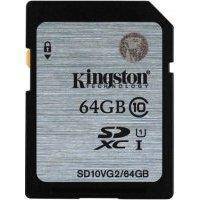 Карта памяти Kingston SDXC 64Gb Class10