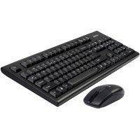 Клавиатура + мышь беспроводные A4tech W-3100N-U-BK