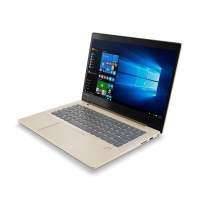 Ноутбук LENOVO IdeaPad 520S-14IKB, 14", Intel Core i3 7100U, 2.4ГГц, 4Гб, 256Гб SSD, Intel HD Graphics 620, Windows 10, золотистый [80x200f2rk] 80X200F2RK