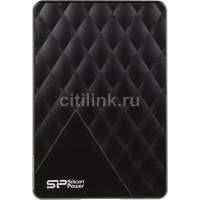Внешний жесткий диск SILICON POWER Diamond D06, 1Тб, черный [sp010tbphdd06s3k] SP010TBPHDD06S3K