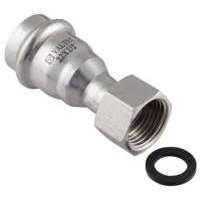 Пресс-фитинг из нержавеющей стали Valtec НГ 22 мм х 1/2" VTi.908.I.002204