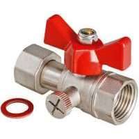 Кран шаровой Valtec для подключения манометра 1/2" x 3/8" VT.807.N.0403