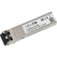 Модуль SFP Mikrotik MM, с двойным разъемом LC,на расстояние до 550 метров, работает в волновом спектре 850nm S-85DLC05D