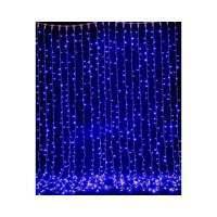 Гирлянда SH LIGHTS "Занавес" 368 синий 150х150 см 