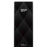 Флешка USB SILICON POWER Blaze B20 64Гб, USB3.0, черный [sp064gbuf3b20v1k] SP064GBUF3B20V1K