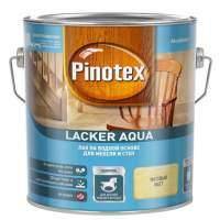 Лак Pinotex Lacker Aqua на водной основе для мебели и стен полуматовый 2,7 л
