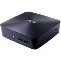 Неттоп ASUS VivoMini UN65U-M005M, Intel Core i3 7100U, DDR4 4Гб, 128Гб(SSD), Intel HD Graphics 620, noOS, темно-синий [90ms00w1-m00050] 90MS00W1-M00050