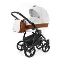 Коляска 3 в 1 Esspero Grand Newborn Lux (шасси Black), цвет: orange leatherette 