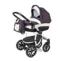 Коляска 3 в 1 Esspero Discovery (шасси White), цвет: grey leves 