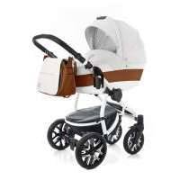 Коляска 3 в 1 Esspero Grand Discovery (шасси White), цвет: orange leatherette 