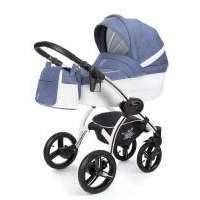 Коляска 2 в 1 Esspero Grand I-Nova (шасси White), цвет: jeans blue 
