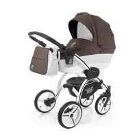 Коляска 2 в 1 Esspero Grand I-Nova (шасси White), цвет: cacao leatherette 