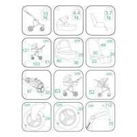 Коляска 3 в 1 Esspero Discovery (шасси White), цвет: brown beige 