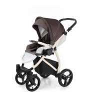Коляска 3 в 1 Esspero Grand Newborn Lux (шасси Beige), цвет: cacao leatherette 