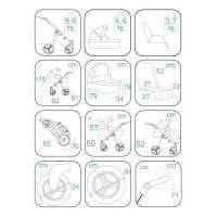 Коляска 3 в 1 Esspero Grand Newborn Lux (шасси Black), цвет: white leatherette 