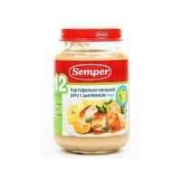 Пюре Semper Цыплёнок, картофель, овощи 190 г 