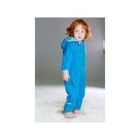 Комбинезон из флиса голубой, р.0-6 мес. 