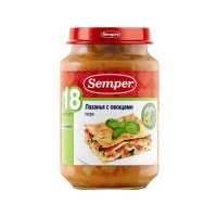 Пюре Semper Лазанья с овощами 190 г
