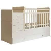 Кроватка-трансформер Фея детская, 1100 слоновая кость