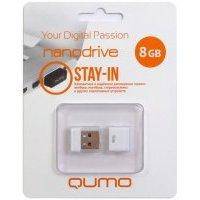 USB флешка Qumo 8GB Nano (белый)