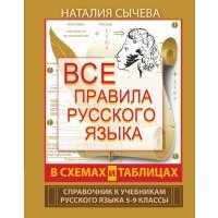 Все правила русского языка в схемах и таблицах. 5-9 классы. Справочник к учебникам русского языка 