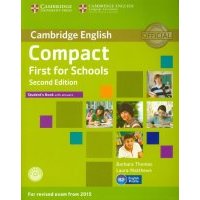 Thomas, Barbara "Compact First for Schools. Student's Book with answers with CD-ROM" мелованная 
