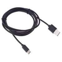 Кабель BURO USB A(m) - USB Type-C (m), 1.8м, черный [bhp ret typec18] BHP RET TYPEC18