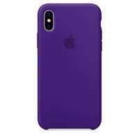 Чехол для iPhone Apple iPhone X Silicone Case Ultra Violet (MQT72ZM/A)