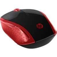 Мышь HP 200 Emprs оптическая беспроводная USB, красный [2hu82aa] 2HU82AA