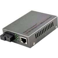 Медиа-конвертер OSNOVO оптический, Gigabit Ethernet для передачи Ethernet по одному волокну одномодового оптического кабеля до 20км (по OMC-1000-11S5b