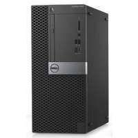 Компьютер DELL Optiplex 7050, Intel Core i5 6500, DDR4 8Гб, 1000Гб, Intel HD Graphics 530, DVD-RW, Linux, черный и серебристый [7050-1801] 7050-1801