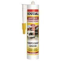 Герметики Soudal Герметик универсальный силиконовый Soudal бесцветный