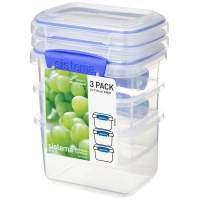 Контейнер для продуктов Sistema KLIP IT 3 Pack 400мл Blue (1543)