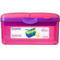Контейнер для продуктов Sistema Lunch Quaddie 1.5л Red (3970С6)