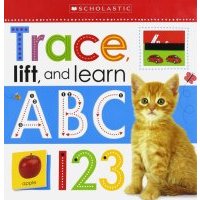 Trace, Lift, and Learn. ABC & 123 (board book) 