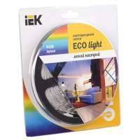 Светодиодные светильники и споты IEK Светодиодная лента IEK-eco IP 65 теплый свет 5 м