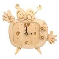 Сборная деревянная модель Wooden Toys Веселые часы 