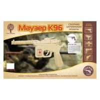 Сборная деревянная модель Wooden Toys Маузер К96 