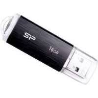Флеш Диск Silicon Power 16Gb Ultima U02 USB2.0 черный SP016GBUF2U02V1K