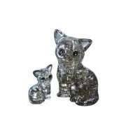 Головоломка 3D Crystal Puzzle Кошка Черная цвет: черный 