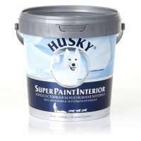 Краски для внутренних работ Husky Акриловая краска Husky Super Paint Interior белоснежная 0.9 кг