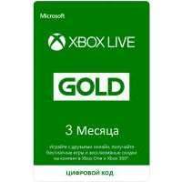 Microsoft Подписка Xbox LIVE: GOLD на 3 месяца (цифровой ключ)