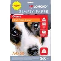 Бумага Lomond A4 Simply Paper 0102152 260 г/м², 50 л, белый 0102152