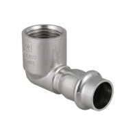 Пресс-угольник из нержавеющей стали Valtec 90° ВР 15 мм х 1/2" VTi.952.I.001504