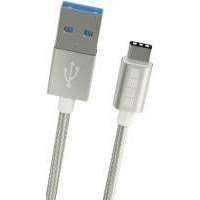 Кабель InterStep USB 3.0-USB Type-C, 2 м, Silver...
