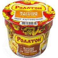Пюре Роллтон картофельное с жареными лисичками 40г 