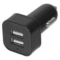 Автомобильное зарядное устройство WIIIX , 2xUSB, 2.4A, черный UCC-2-15B-RU