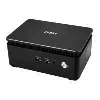 Неттоп MSI Cubi 3 Silent S-038XRU, Intel Core i3 7100U, DDR4 4Гб, 500Гб, Intel HD Graphics 620, noOS, черный и серебристый [9s6-b15921-038] 9S6-B15921-038
