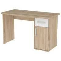 Компьютерный стол Мебельсон Лайт-1 120 см дуб сонома / белый