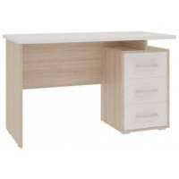 Компьютерный стол Мебельсон Лайт-2 120 см дуб сонома / белый